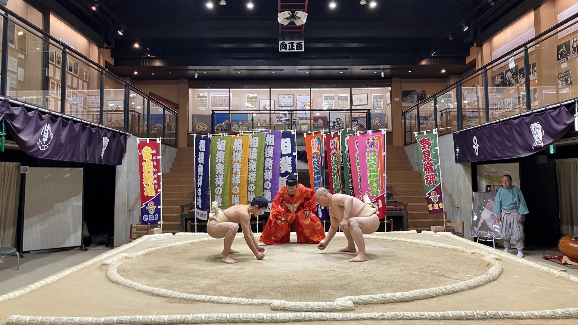 葛󠄀城市相撲館「けはや座」