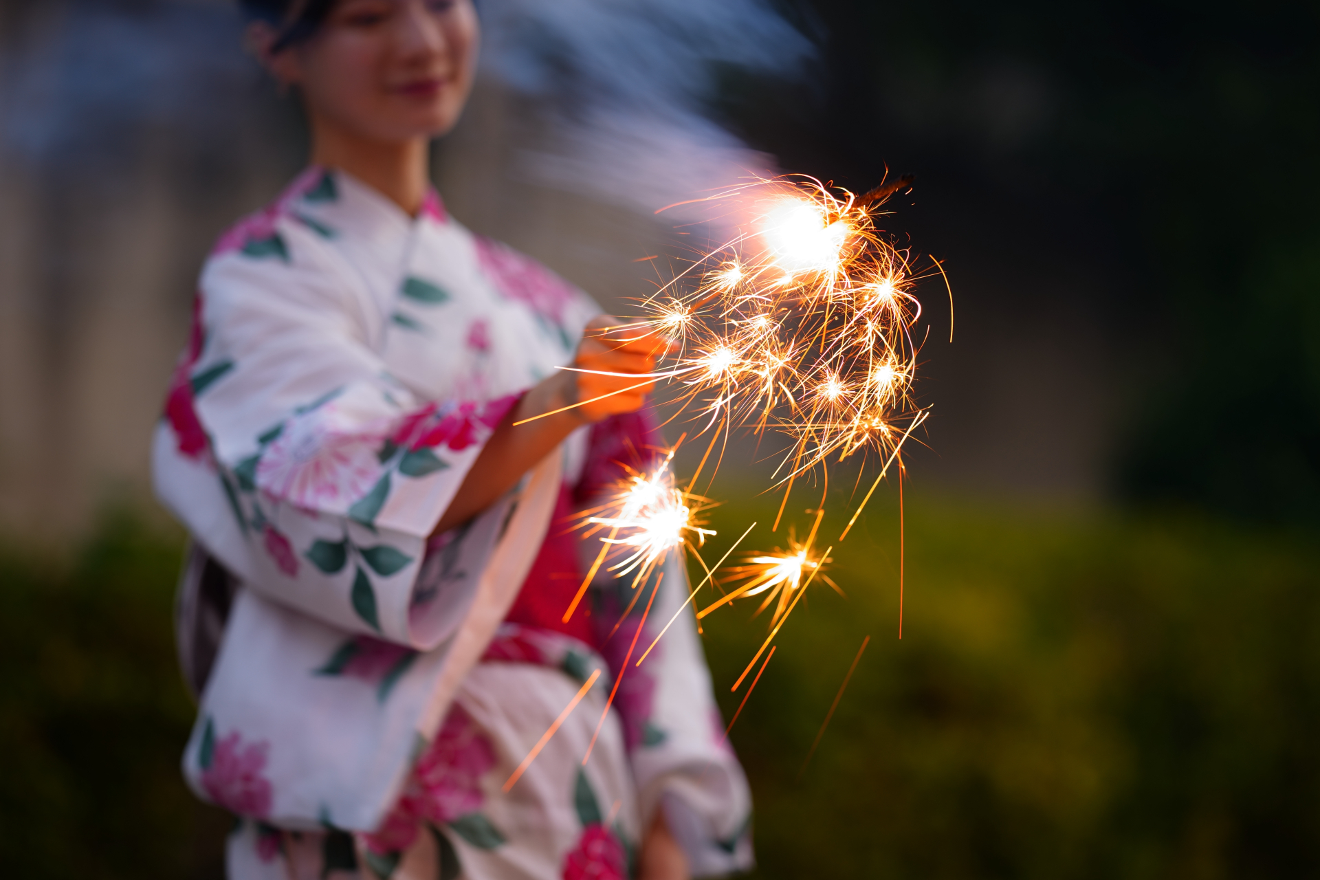浴衣花火