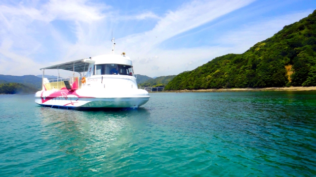 Underwater Sightseeing Boat Blue Marine